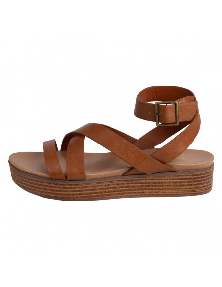 Sandalias Portia con taco tipo cuña para mujer