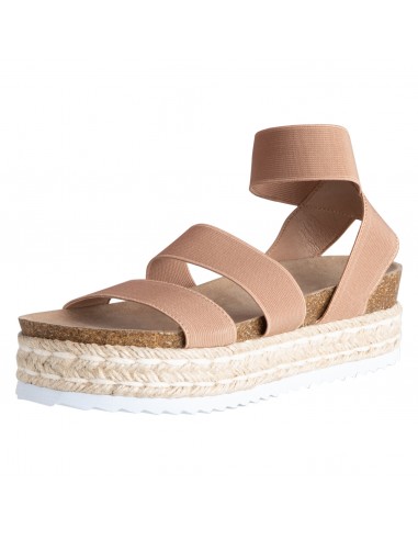 Sandalias Tuti con plataforma tipo cuña para mujer