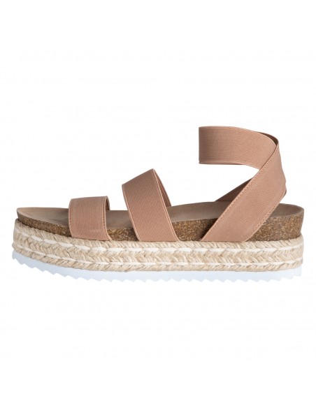 Sandalias Tuti con plataforma tipo cuña para mujer