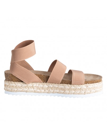Sandalias Tuti con plataforma tipo cuña para mujer