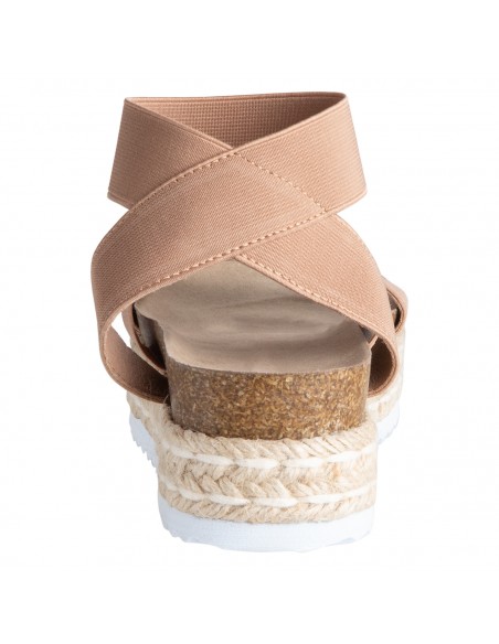Sandalias Tuti con plataforma tipo cuña para mujer