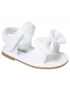 Sandalias Sara con lazo para niña pequeña