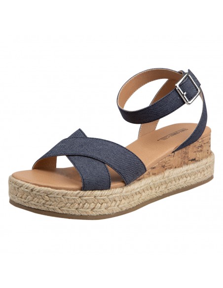 Sandalias Felicia con tacón tipo cuña para mujer