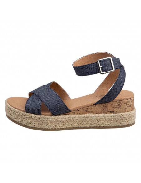 Sandalias Felicia con tacón tipo cuña para mujer