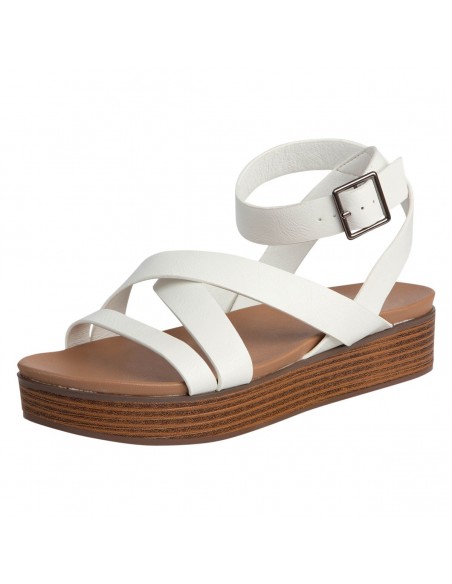 Sandalias Portia con taco tipo cuña para mujer
