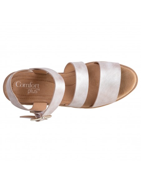 Sandalias Calle con taco tipo cuña para mujer