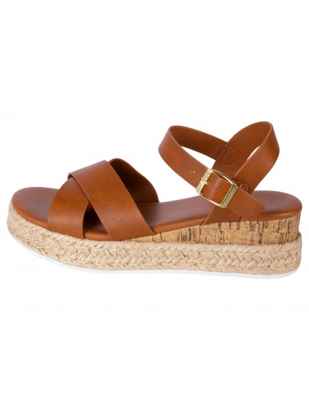 Sandalias Frolic con taco tipo cuña para mujer