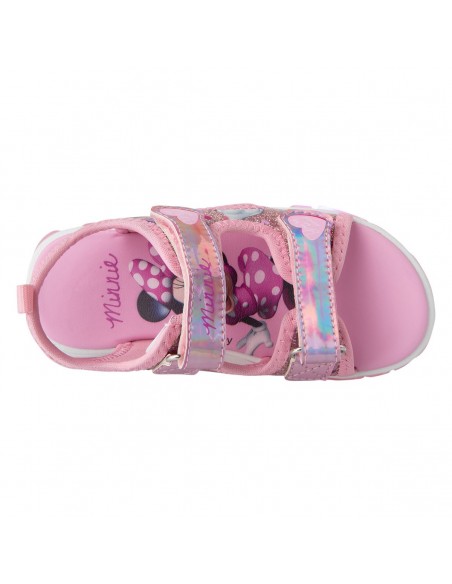 Sandalias con diseño de Minnie para niña pequeña