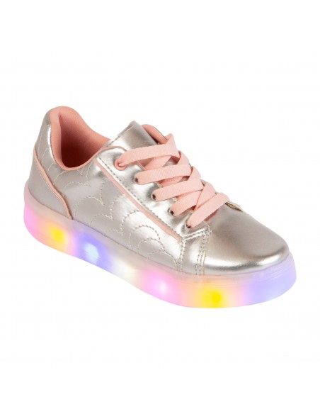 Zapatos casuales con luces Ambar para niña