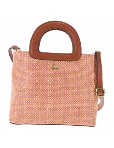 Bolso Cruzado Raffia Stacie para mujer