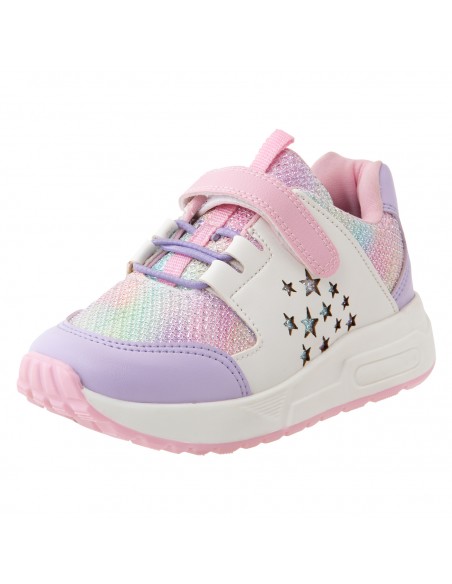 Zapatos deportivos con diseño de estrellas para niña pequeña