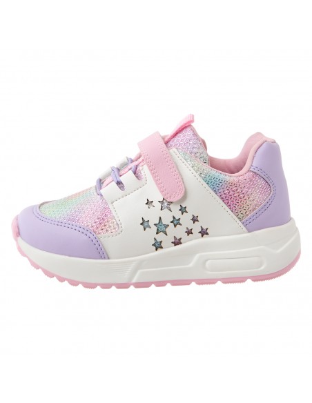 Zapatos deportivos con diseño de estrellas para niña pequeña