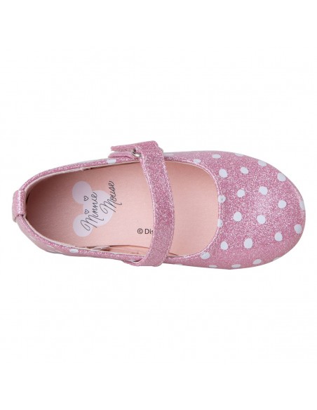 Zapatos casusales con diseño de Minnie para niña pequeña