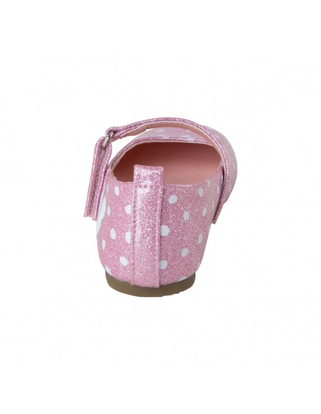 Zapatos casusales con diseño de Minnie para niña pequeña