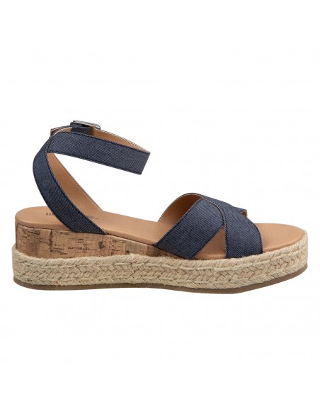 Sandalias Felicia con tacón tipo cuña para mujer