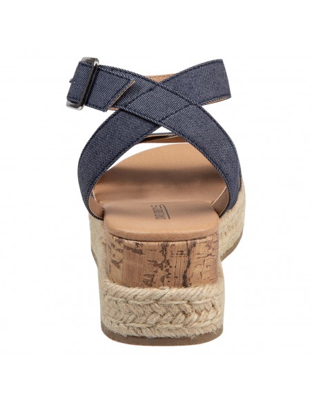 Sandalias Felicia con tacón tipo cuña para mujer