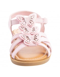 Sandalias planas con diseño de mariposa para niña pequeña 2
