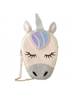 Cartera con diseño de unicornio para niña