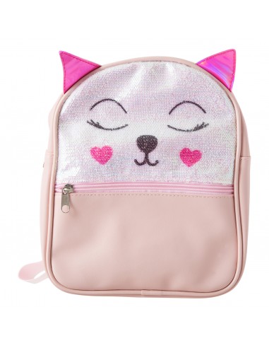 Mochila con diseño de gato para niña