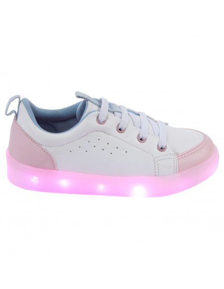 Zapatos casuales con luces para niña pequeña