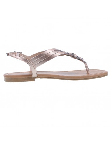 Sandalias planos de tiras trenzados Paprika para mujer