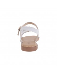 Sandalias planas tejidas para mujer 2