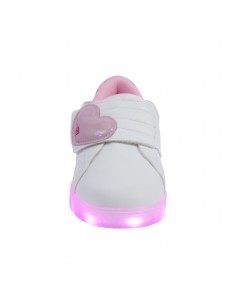 Zapatos casuales tipo sneakers con luz para niña pequeña 2