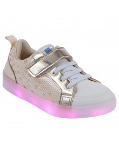 Zapatos casuales tipo sneakers con luz para niña pequeña