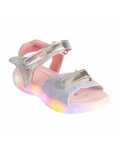 Sandalias con luces para niña pequeña