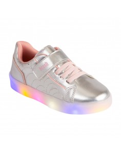 Zapatos tipo sneakers Ambar con luces para niña pequeña
