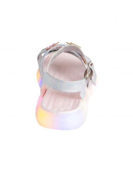 Sandalias con luces para niña pequeña