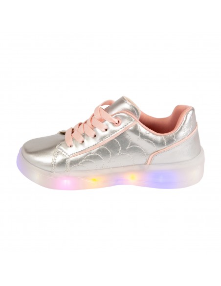 Zapatos casuales con luces Ambar para niña