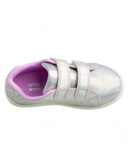 Zapatos casuales con diseño de arcoiris para niña pequeña
