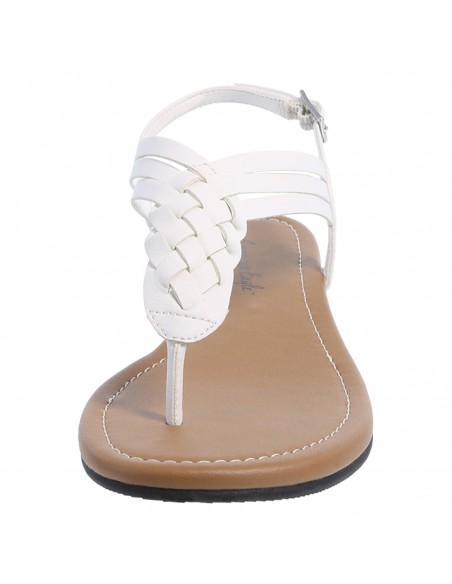 Zapatos planos de tiras trenzados Paprika para mujer