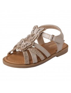 Sandalias Cassie con diseño de mariposa para niña pequeña