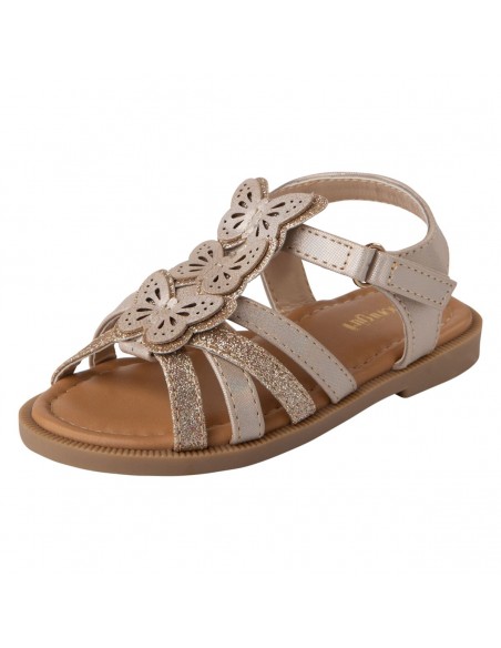 Sandalias Cassie con diseño de mariposa para niña pequeña