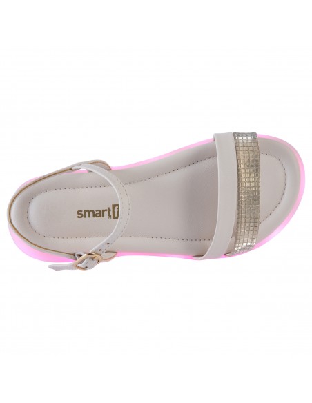 Sandalias planas con luces para niña
