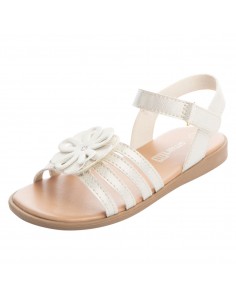 Sandalias Mila con diseño de flor para niña pequeña