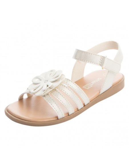 Sandalias Mila con diseño de flor para niña pequeña