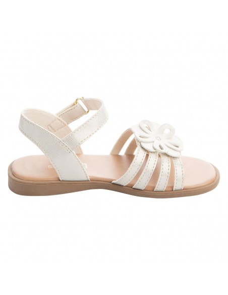 Sandalias Mila con diseño de flor para niña pequeña