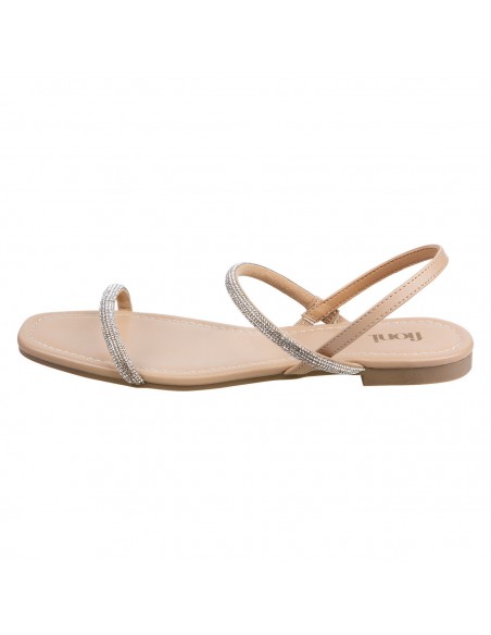 Sandalias planas Shimmer para mujer