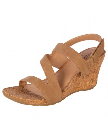 Sandallias Silvie con taco tipo cuña para mujer