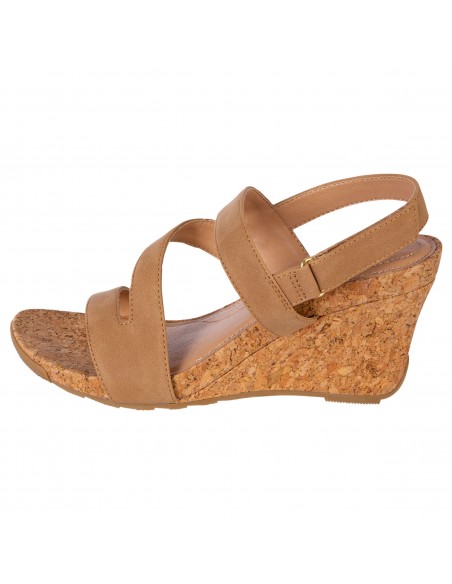 Sandallias Silvie con taco tipo cuña para mujer