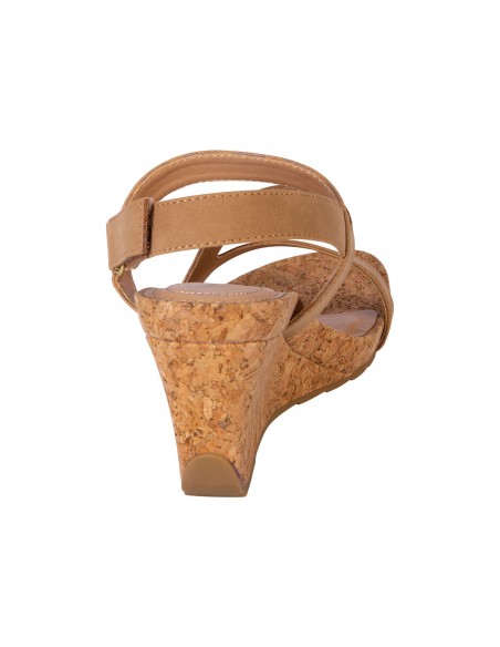 Sandallias Silvie con taco tipo cuña para mujer