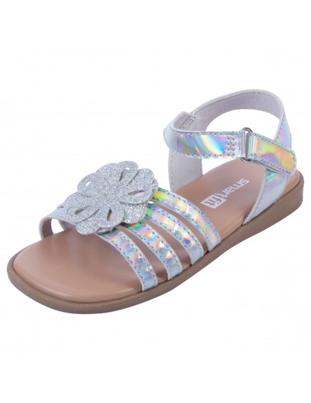 Sandalias Mila con diseño de flor para niña pequeña