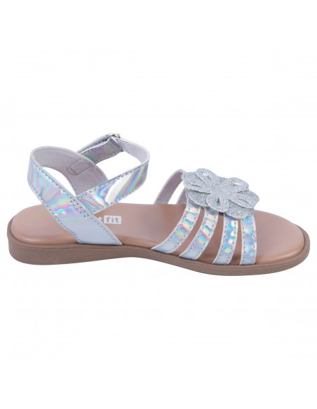 Sandalias Mila con diseño de flor para niña pequeña