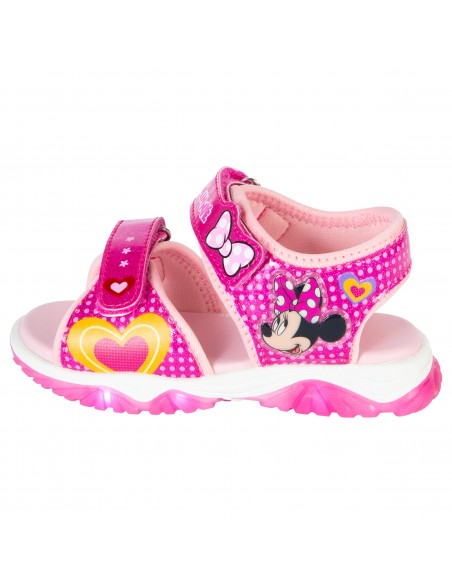 Sandalias deportivas con diseño de Minie para niña pequeña