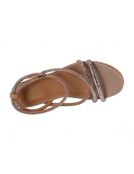 Sandalias Delaney con taco tipo cuña para mujer