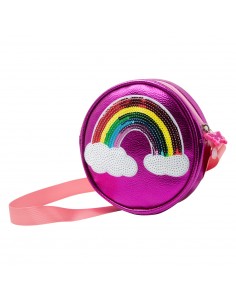 Bolso cruzado de arcoiris para niñas