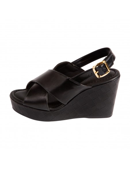 Sandalias con taco tipo cuña Francesca para mujer
